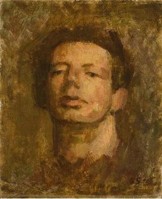Portrait of Lawrence Gowing: HEAD STUDY - SELF PORTRAIT